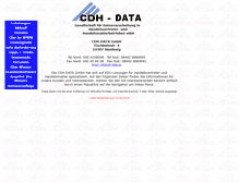 Tablet Screenshot of cdh-data.de